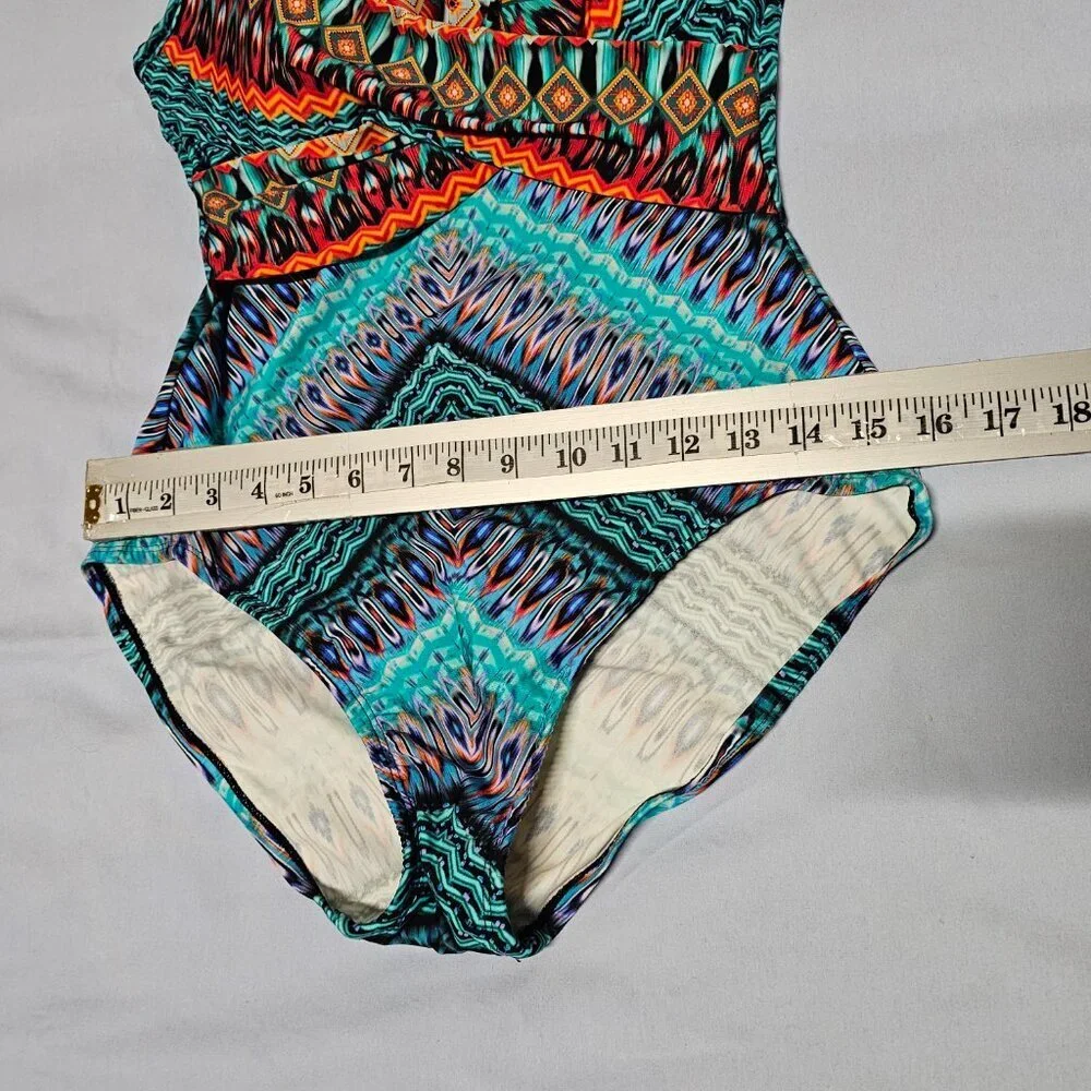 Miraclesuit Casbah Escape tummy Control Underwire One Piece Swimsuit Size 12